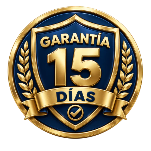 Selo de garantia; consulte as condições na plataforma de pagamento